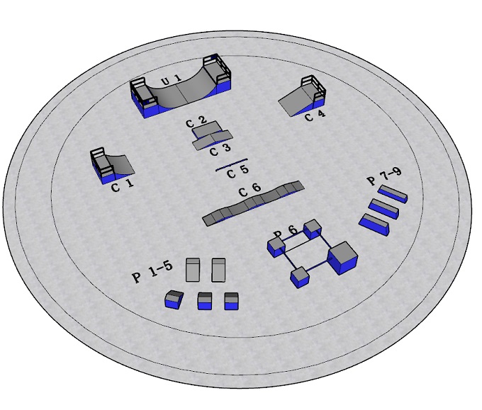 烏海市海南區(qū)體育公園滑板場(chǎng)，年輕人的運(yùn)動(dòng)樂園！